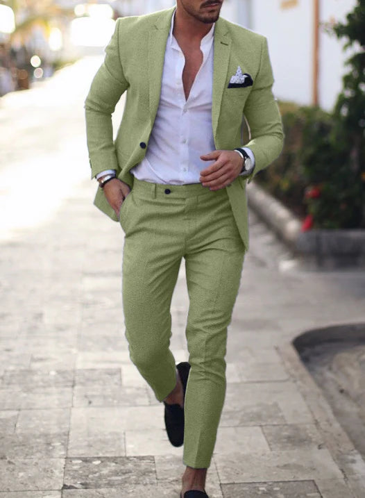 Summer Men's Suit | Lightweight Blazer and Pants for Weddings