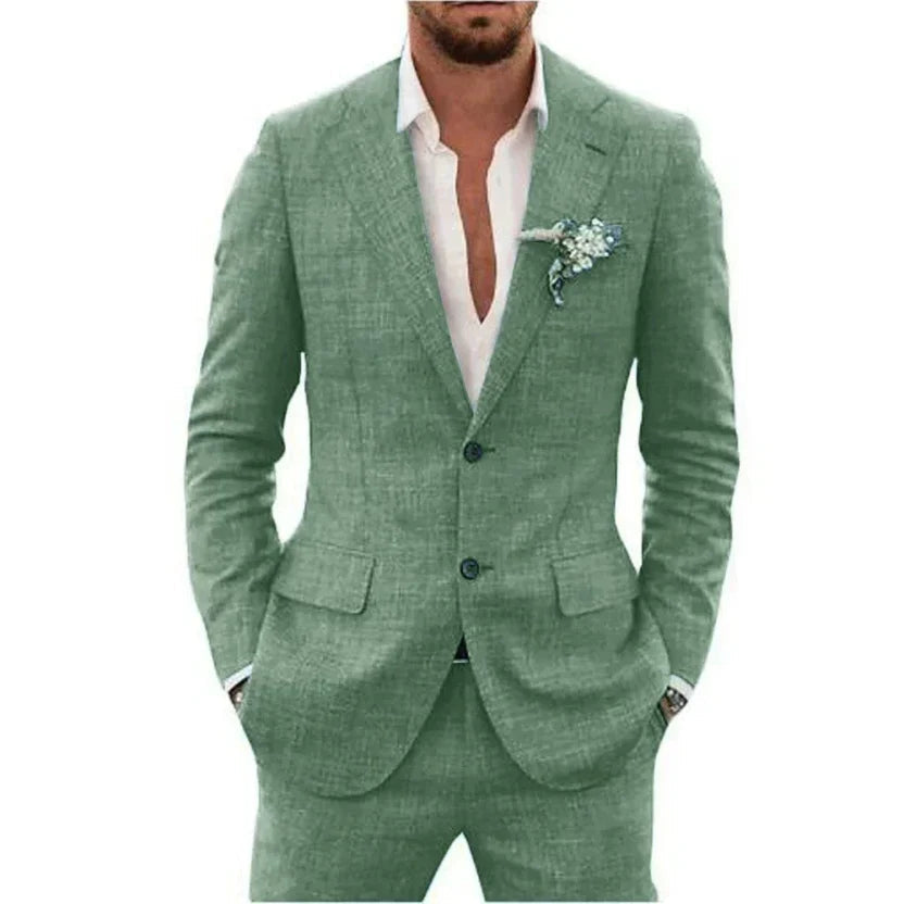 Summer Men's Suit | Lightweight and Breathable, Perfect for Weddings