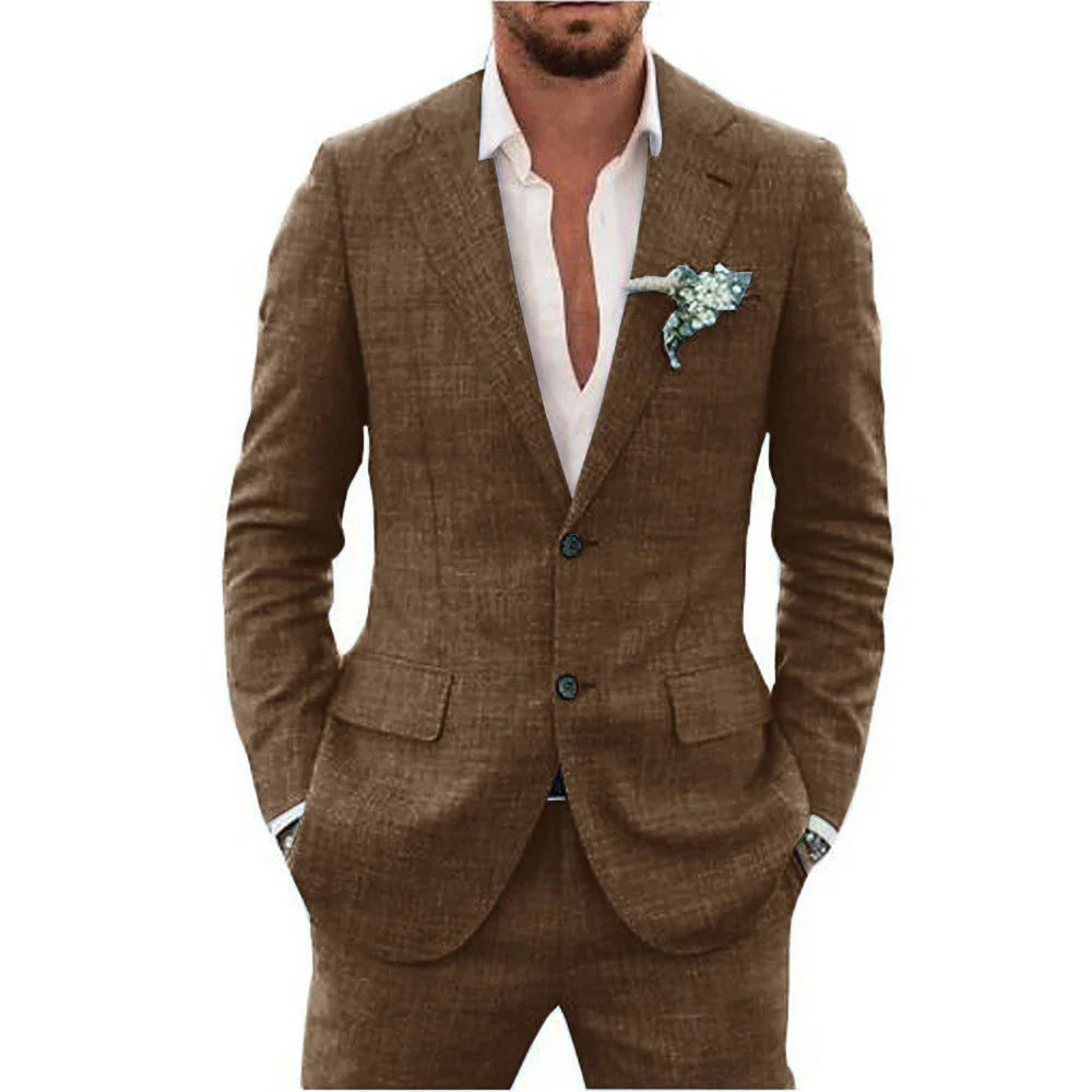 Summer Men's Suit | Lightweight and Breathable, Perfect for Weddings