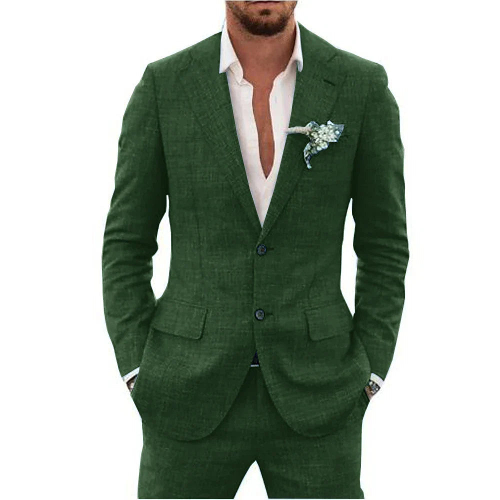 Summer Men's Suit | Lightweight and Breathable, Perfect for Weddings