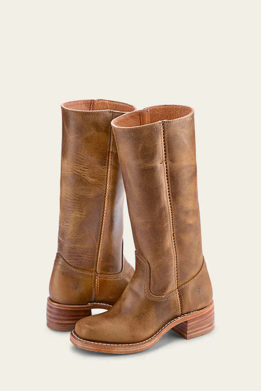 LEONIE | Leather Long Boots for Women