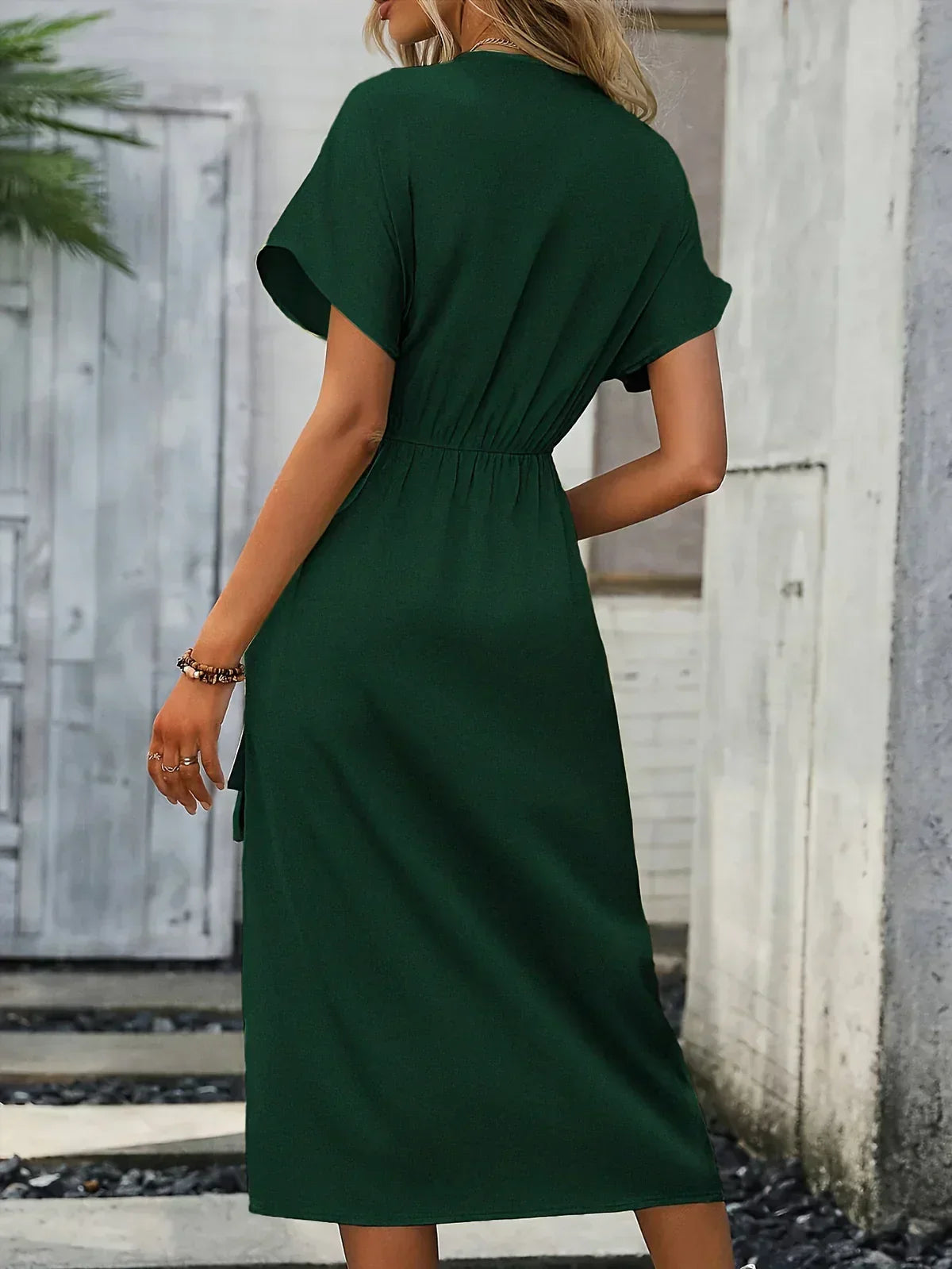 ALISSIA | Elegant wrap dress with refined details