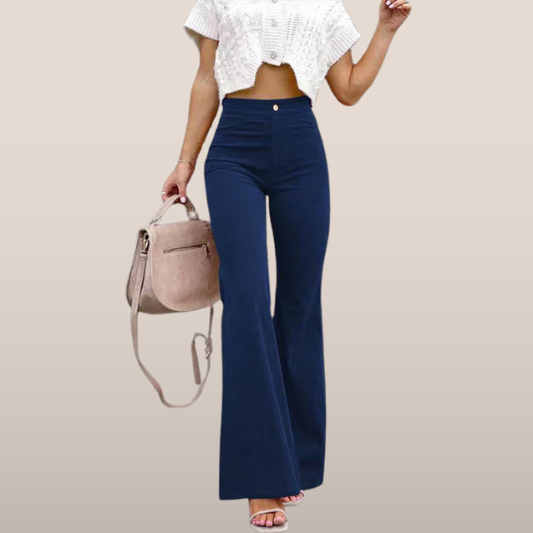 SELENE | Women's flared pants – High waist and fitted silhouette