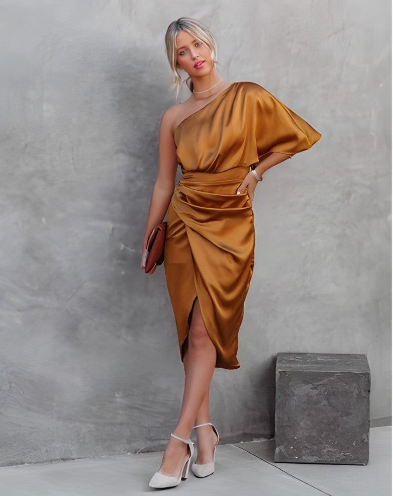 SAREENA | Summer Off-Shoulder Dress for Wedding Guests