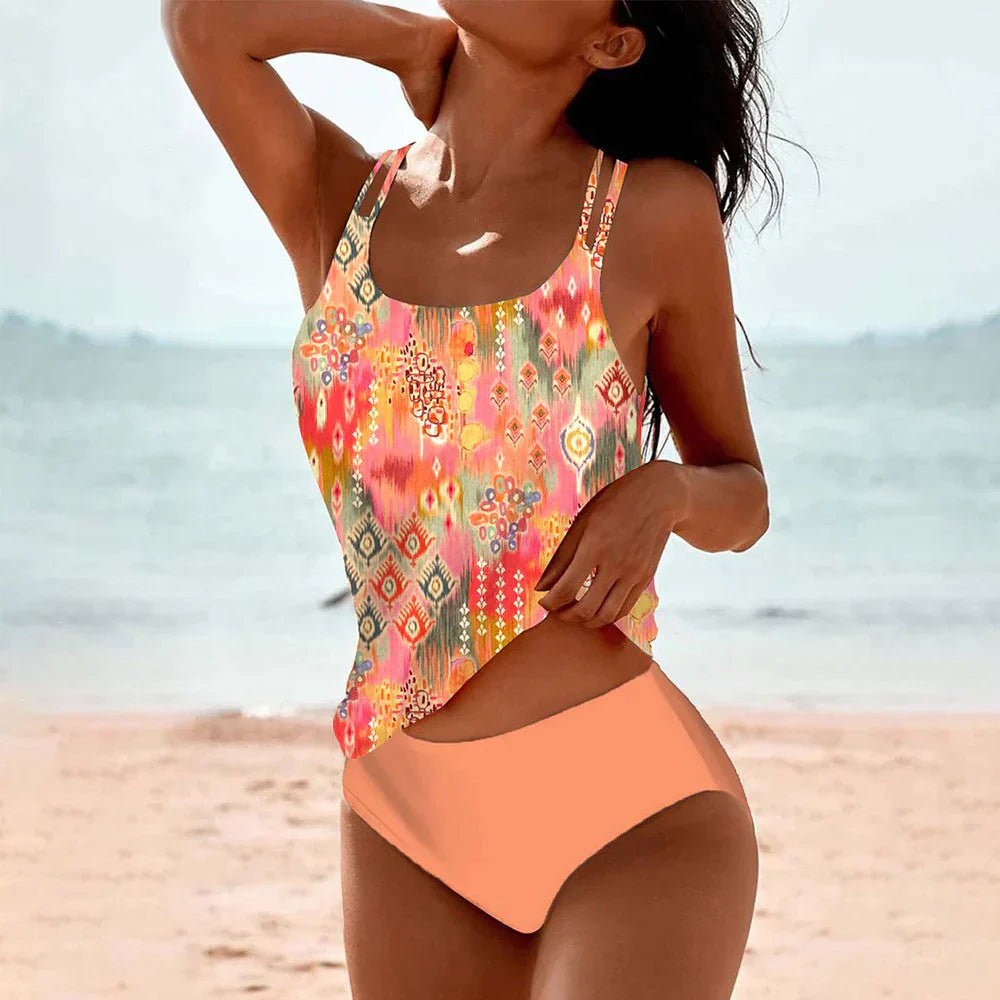 Elegance | Women's Tankini | Glamorous Summer | Luxury Lace and Sequins
