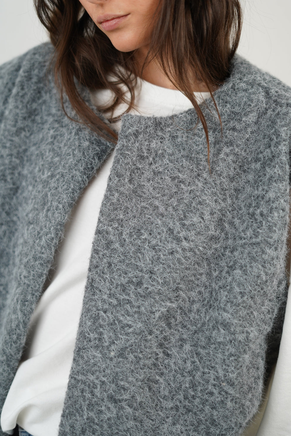 YANELA | Luxe Mohair Vest