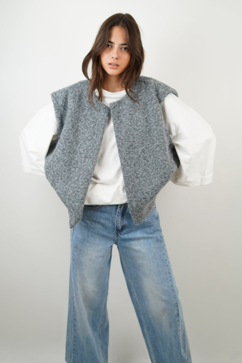YANELA | Luxe Mohair Vest