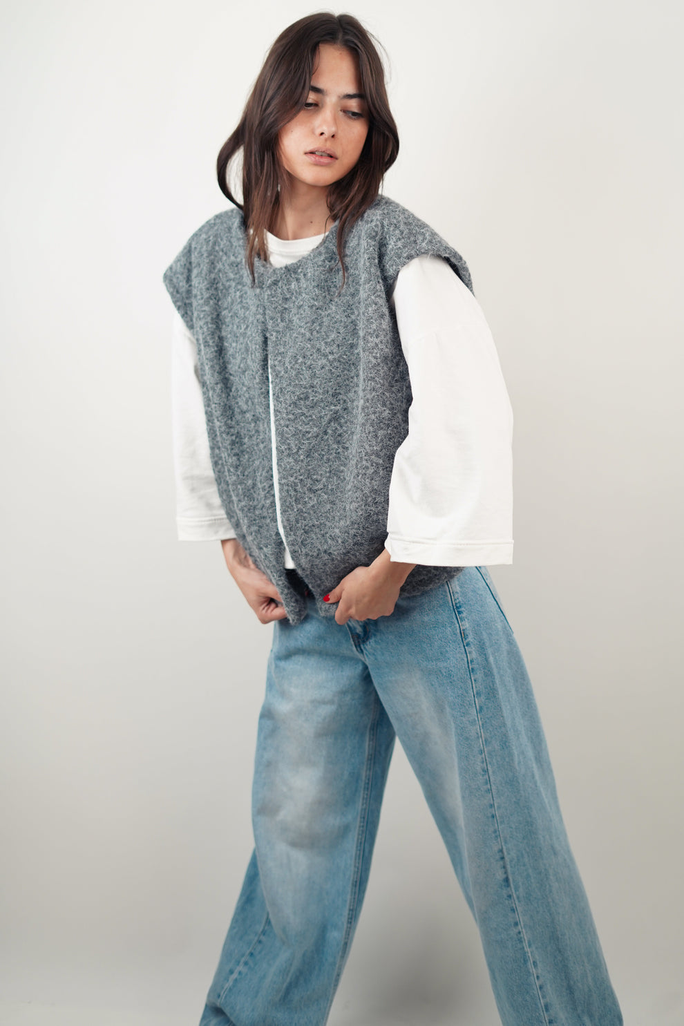 YANELA | Luxe Mohair Vest