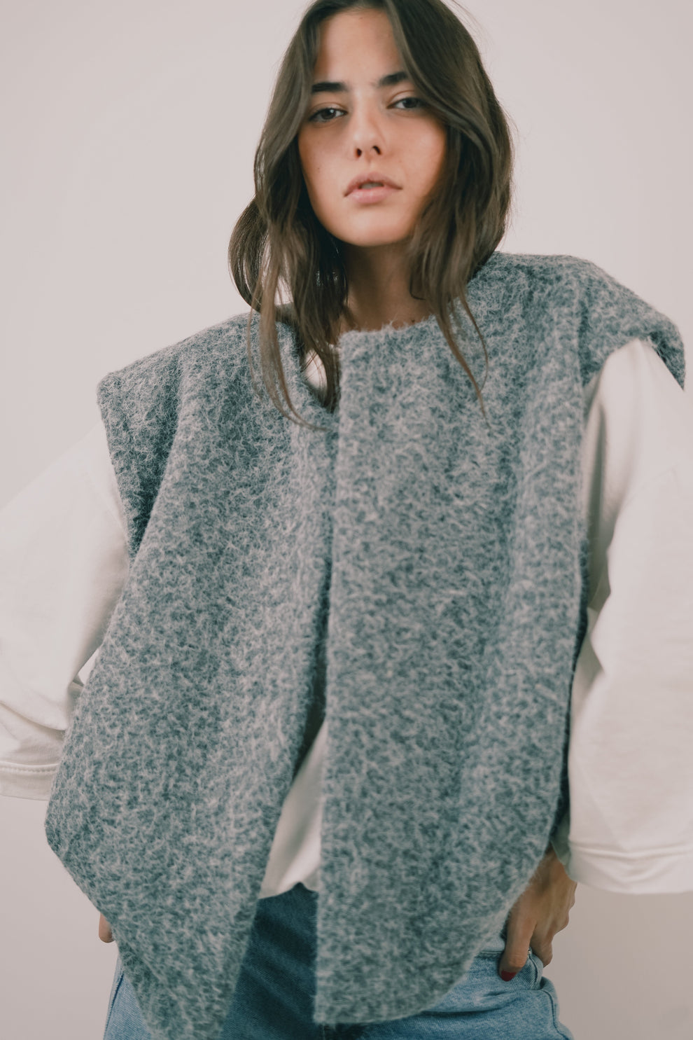 YANELA | Luxe Mohair Vest
