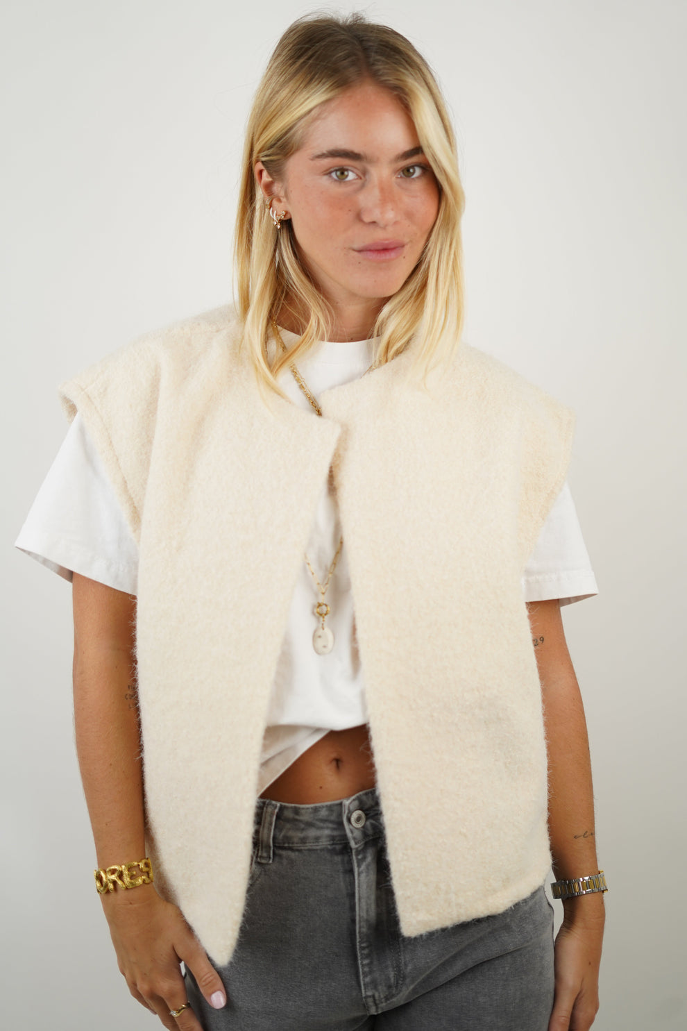 YANELA | Luxe Mohair Vest
