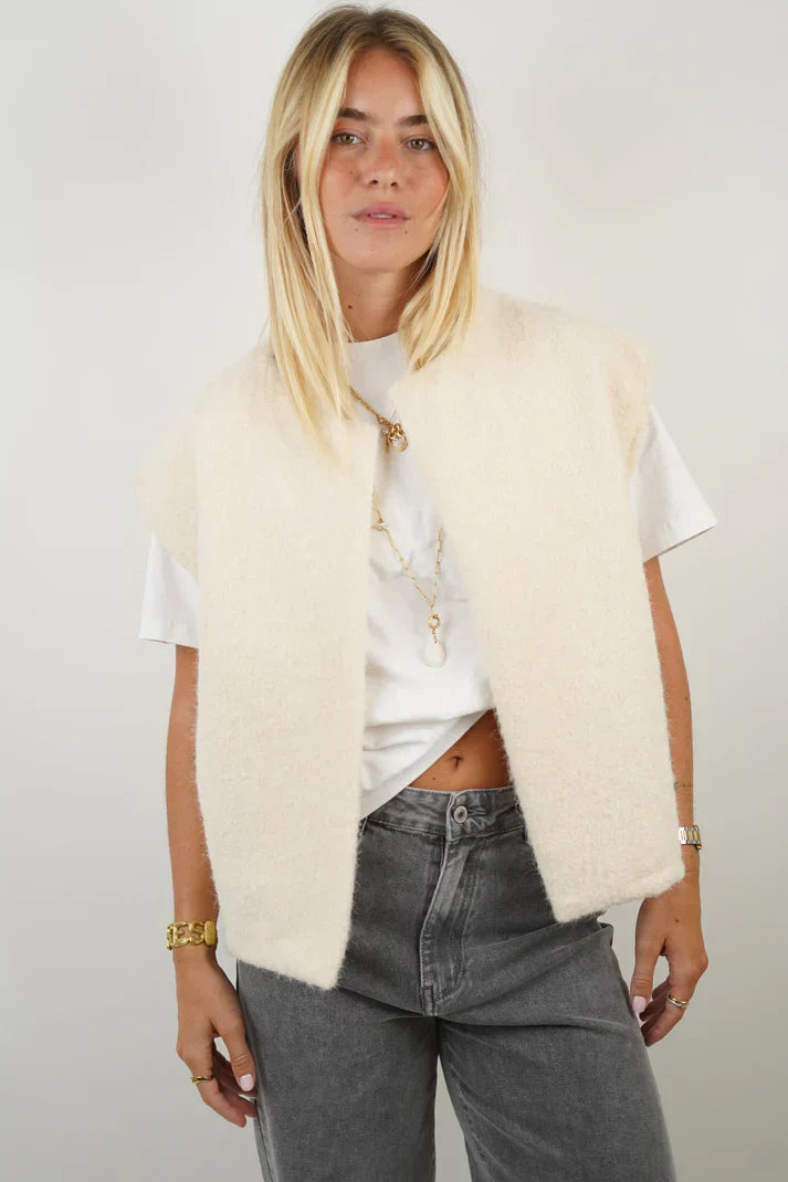YANELA | Luxe Mohair Vest