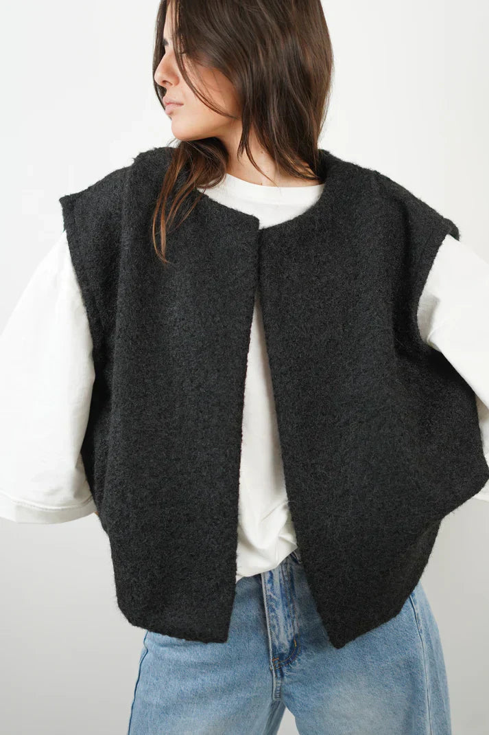 YANELA | Luxe Mohair Vest