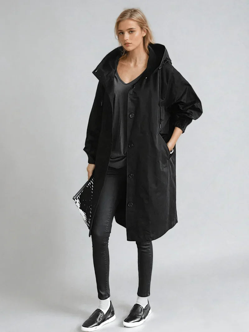 Fashionable women's rain jacket | Waterproof jacket with lightweight fabric and elegant fit