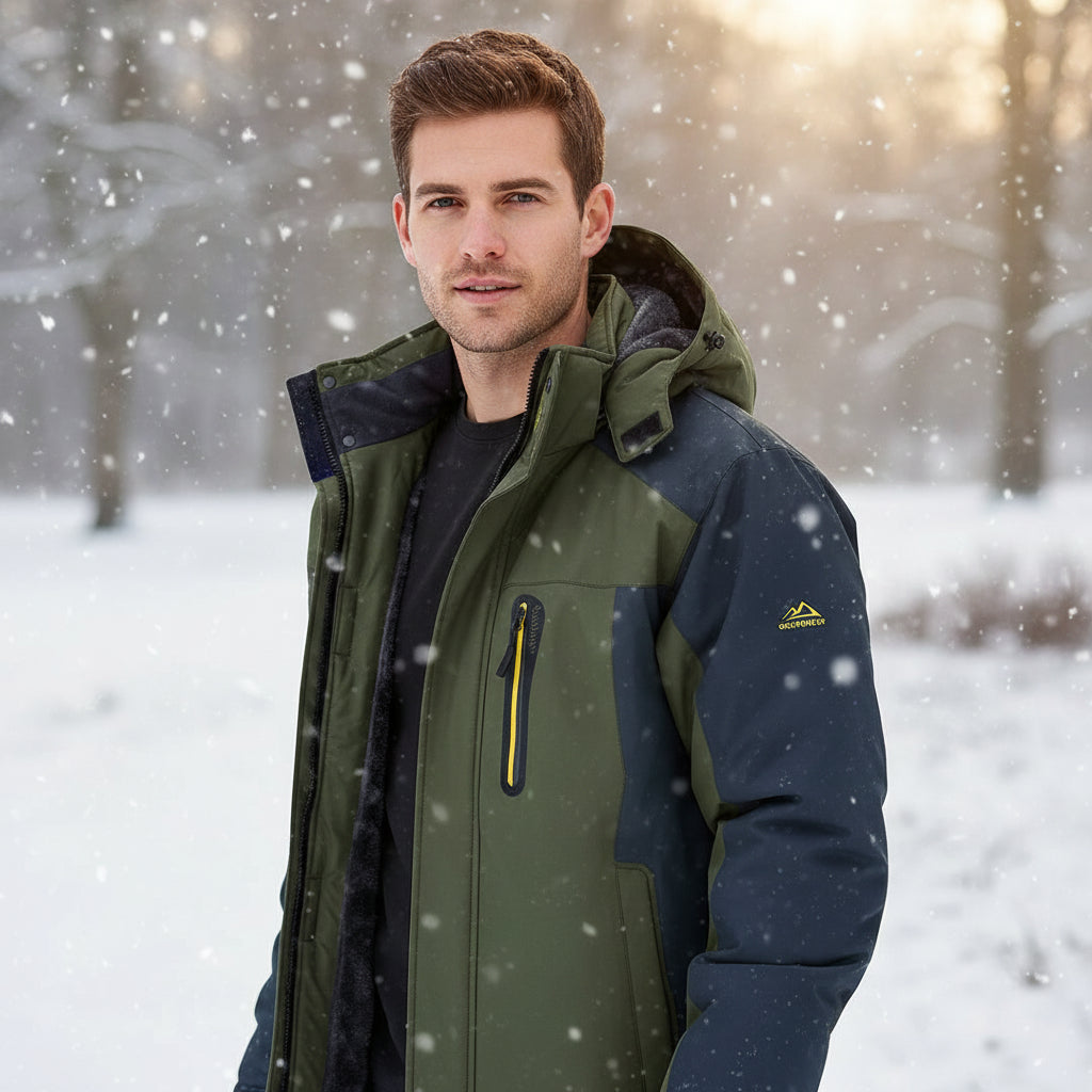 Men's Winter Jacket | Outdoor Jacket | Waterproof & Windproof | Winter Essentials | Padded Interior